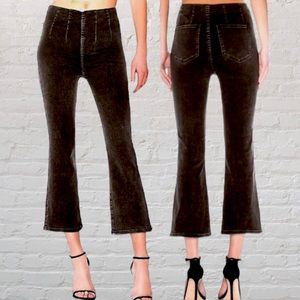 Free People Ultra High Rise Cropped Flared Jean Size 29